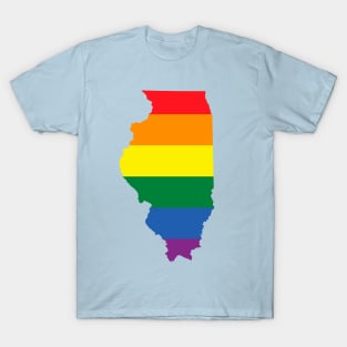 Illinois state LGBT Pride T-Shirt